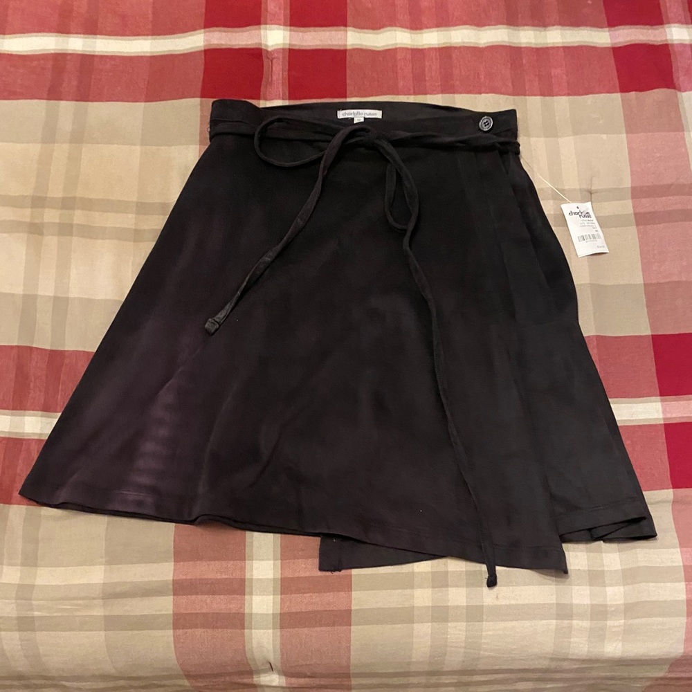 Suede skirt